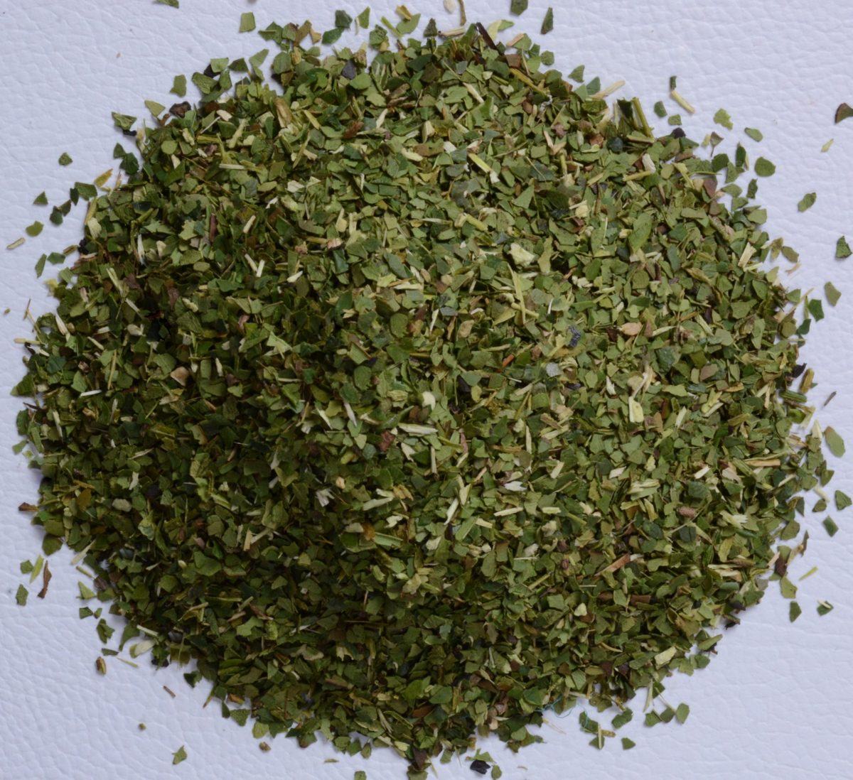 Yerba mate molida, granulometría media